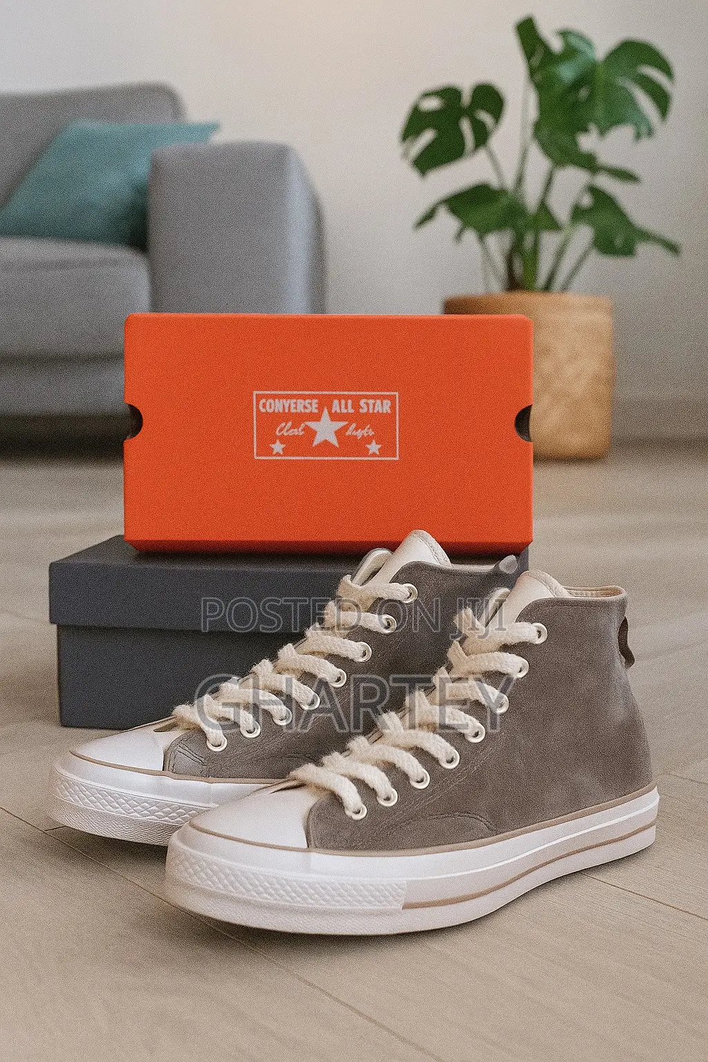Converse Chuck 70 Luxury Suede Sneakers - Gray