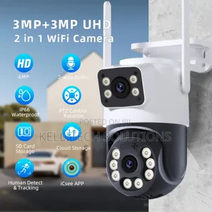 Best Selling 2026 Icsee Dual Lens 8mp CCTV Security Camera
