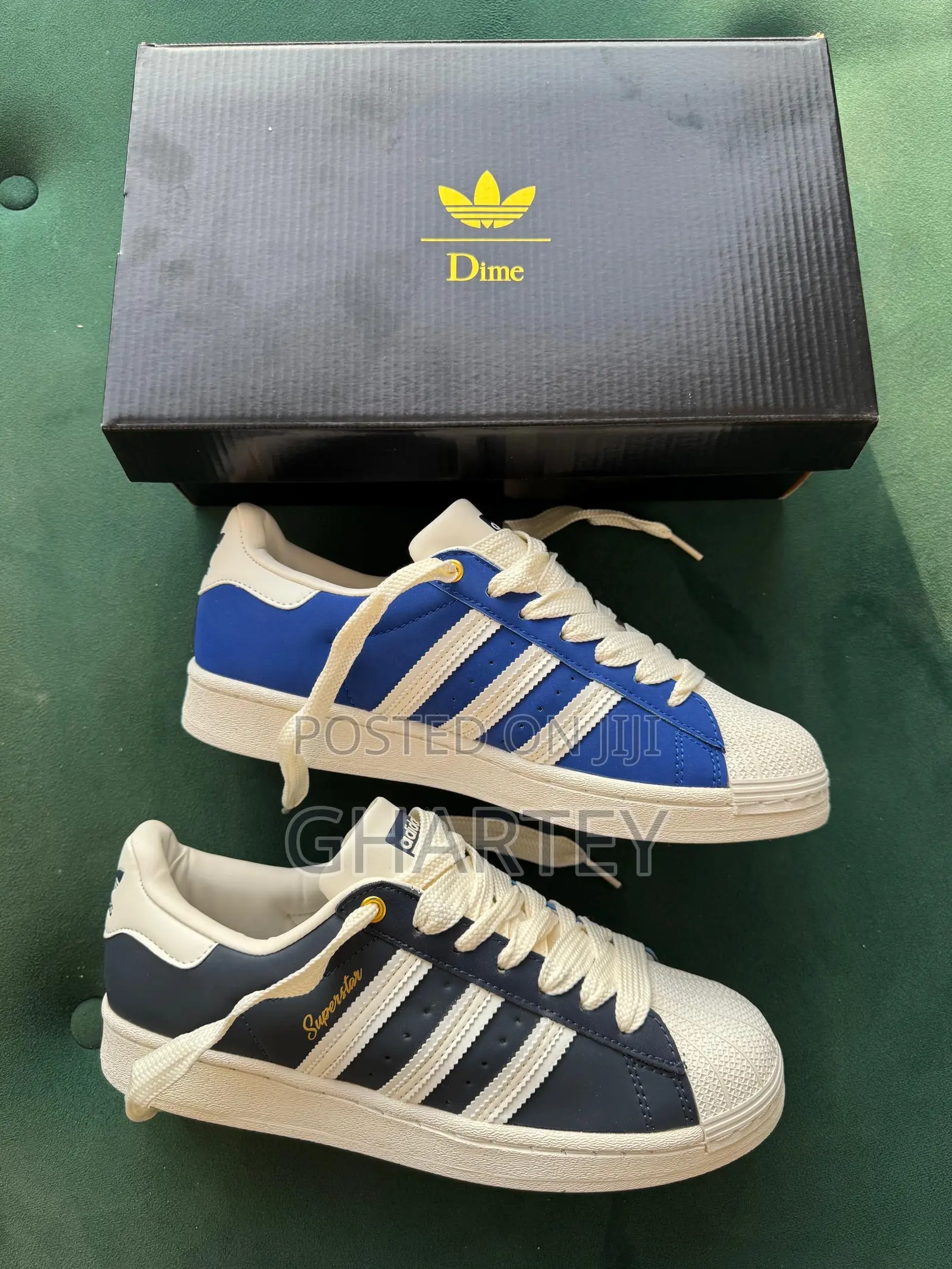 Dime X Adidas Superstar Royal Split Sneakers