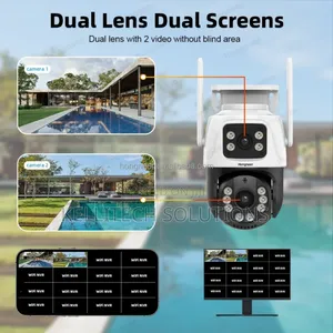 Smart Wifi Dual Double Lens CCTV Cameras