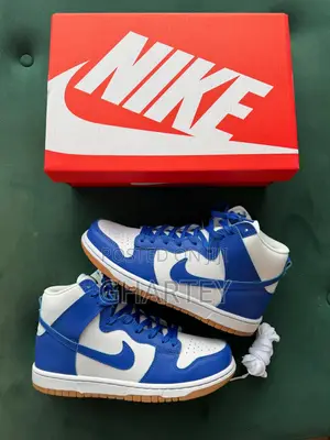 Nike Dunk High Royal Gum Classic Blue White X Red White