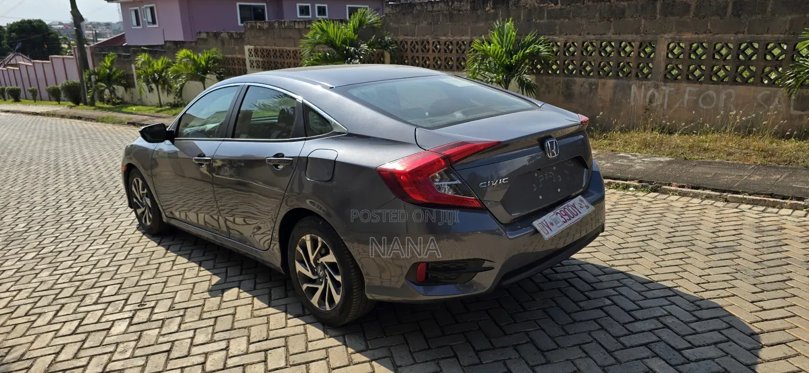 Honda Civic EX-L Sedan 2018 Gray