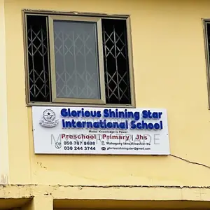3d Signage With Light For Glorious Shining Star School