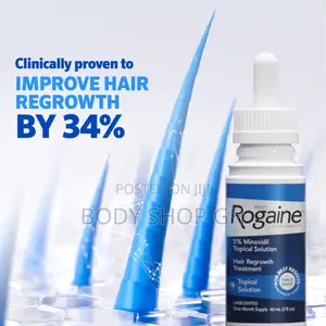 Rogaine Extra Strength 5% Minoxidil Solution for Thinning Hair Loss