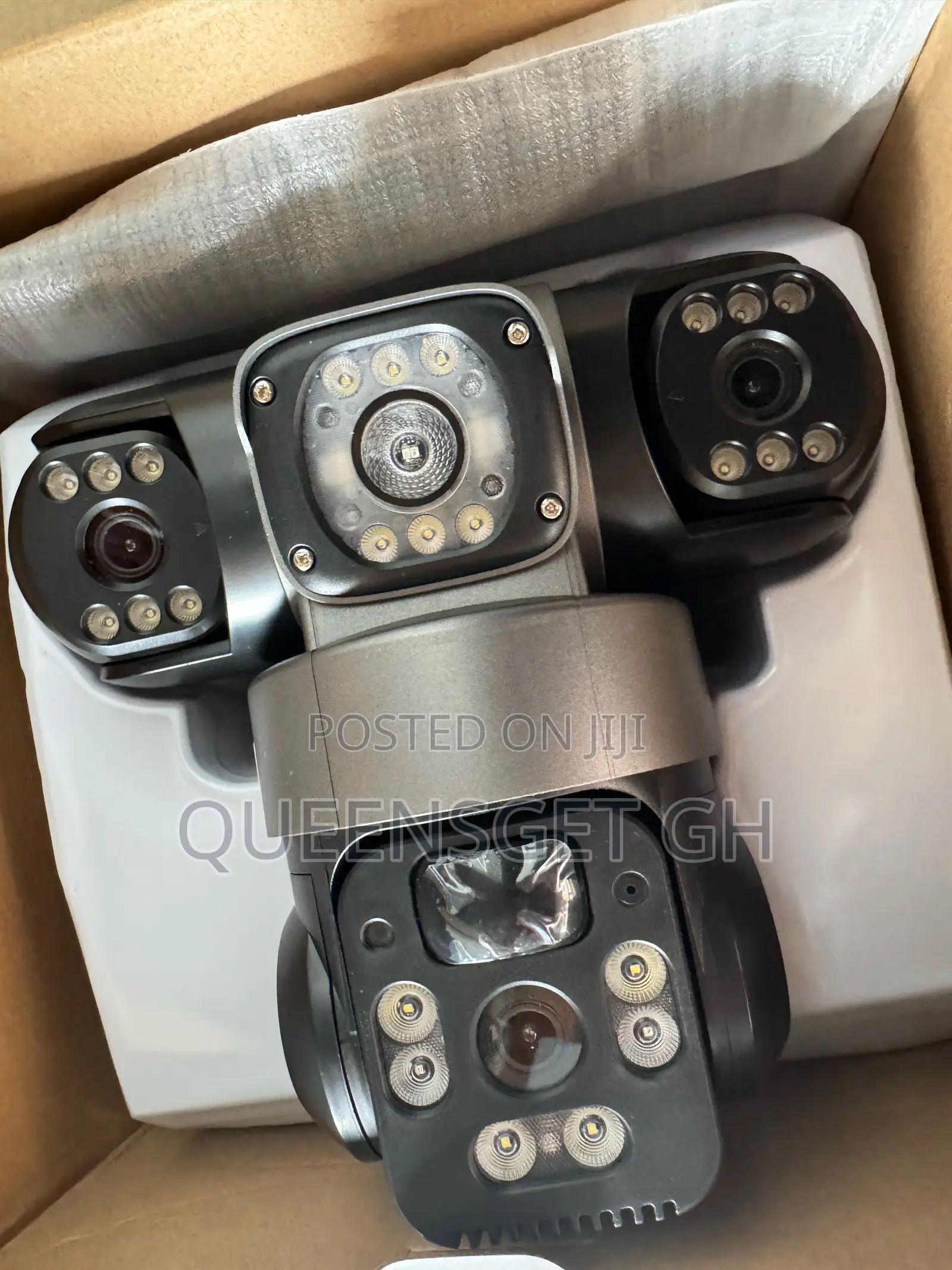 3 Camera Lens 4g Solar Surveillance CCTV Camera Take All Networks