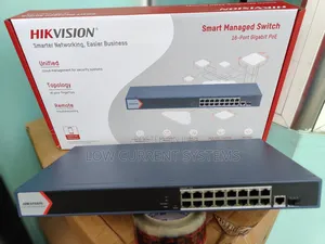 Hikvision 16 Port Smart Gigabit Managed Poe Switch 230w Ds-3e1518p
