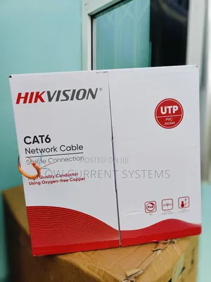 Hikvision Utp Network Cable Cat6 Full Copper Networking Cable Orange