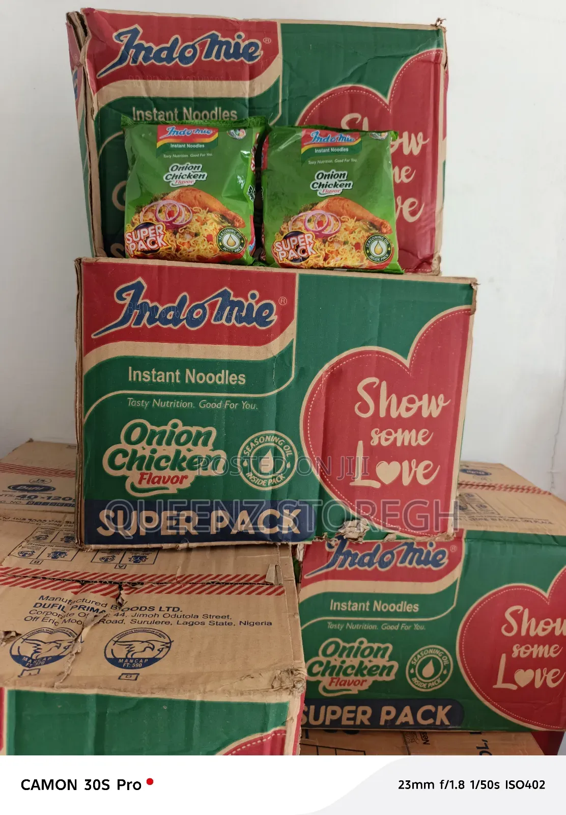 Indomie Noodles (Onion Chicken Flavor) Super Pack