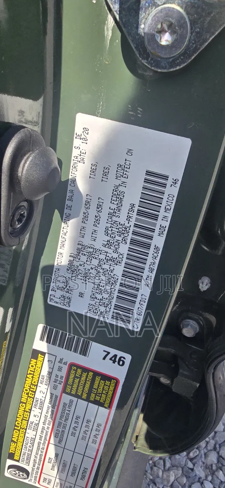 Toyota Tacoma TRD Off Road 2021 Green