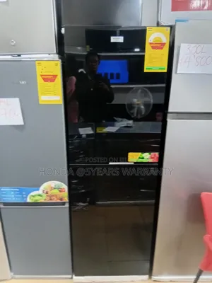 243litres Westpool Black Refrigerator Top Freezer Westpool