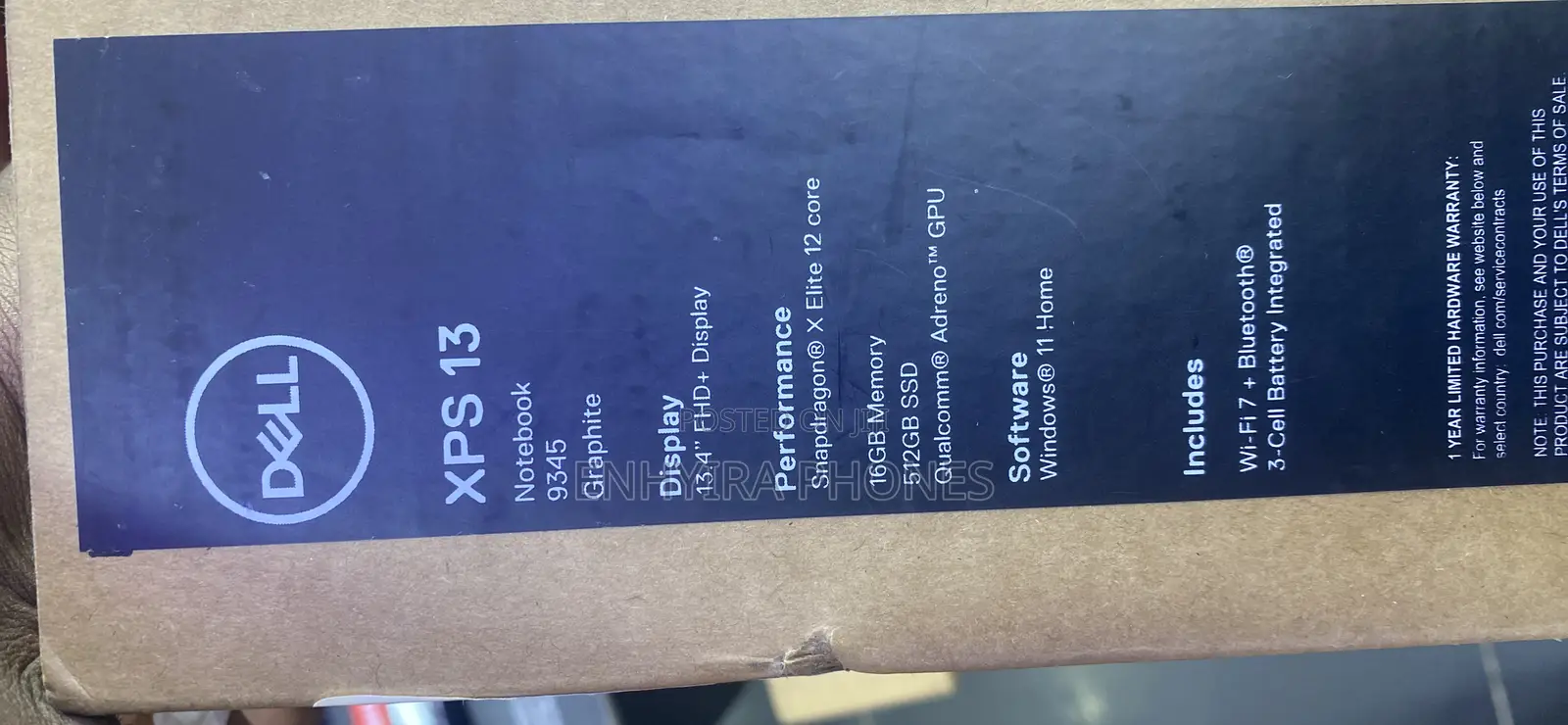 New Dell XPS 13 (9343) 16GB Qualcomm Snapdragon X Elite SSD 512GB