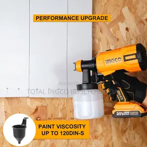 Spraying Gun Machine 20volt With Accessories Ingco