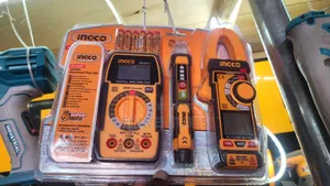 Ingco 3 Pcs Electrical Test Kit (Multimeter, Clamp Voltage Detector