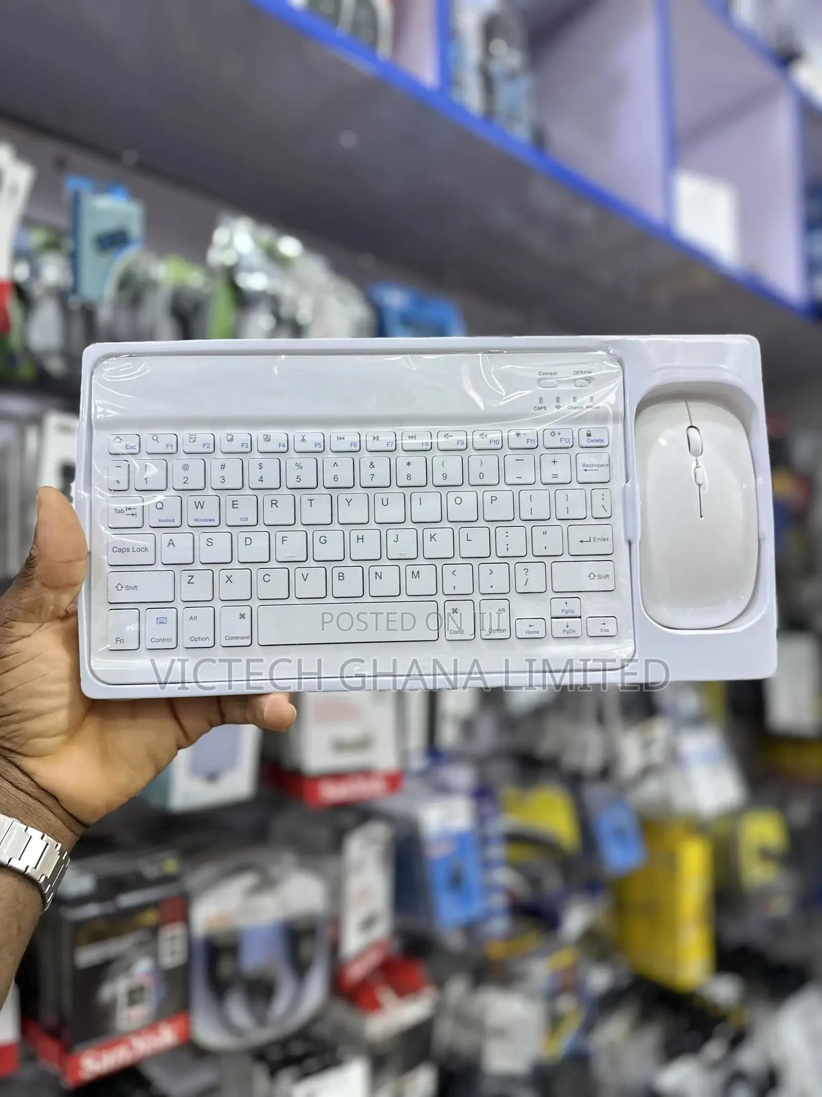 Wireless Bluetooth Keyboard and Mouse