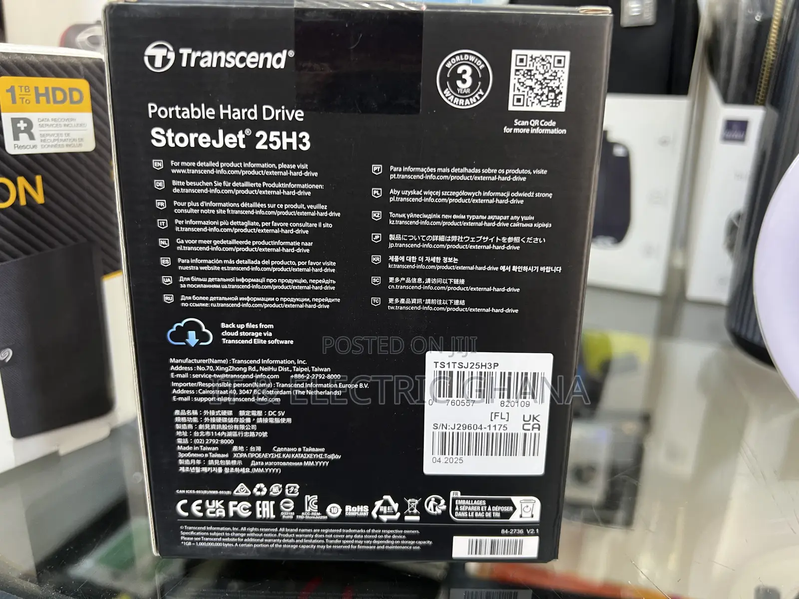 Transcend 1tb External Hard Drive
