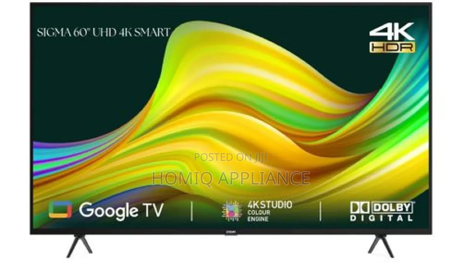 Sigma 50′′ Uhd Smart Android Digital Frameless Tv Sig-Ku50v6-S