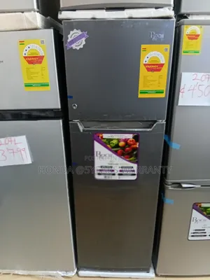 168l Roch Double Door Fridge Top Freezer Roch 168l