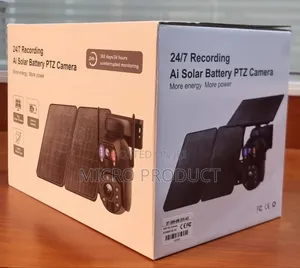 Optical Zoom Solar-Powered Dual Lens Camera