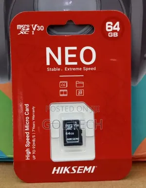 64gb Memory Card Hikvision Neo Stable Extreme Speed