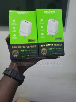 Oraimo Powercube 201 Uk Type 20w Type-c To Type-c Plug Charger Kit