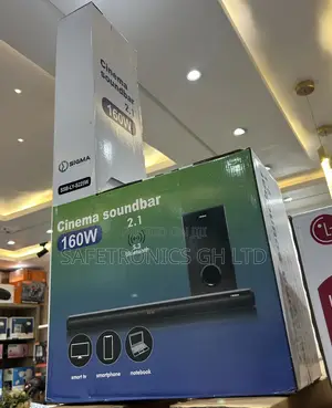Essential Black Sigma Wireless Bluetooth SSB-Ly-S225w 160w Soundbar