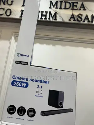 Massive Black SSB-Ly-S259p Bluetooth Sigma Wireless 260w Soundbar