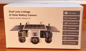 Solar Powered 6mp Dual Lens Camera