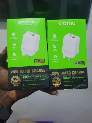 Oraimo Powercube 201 Uk Type 20w Lightning (iPhone) Charger Kit