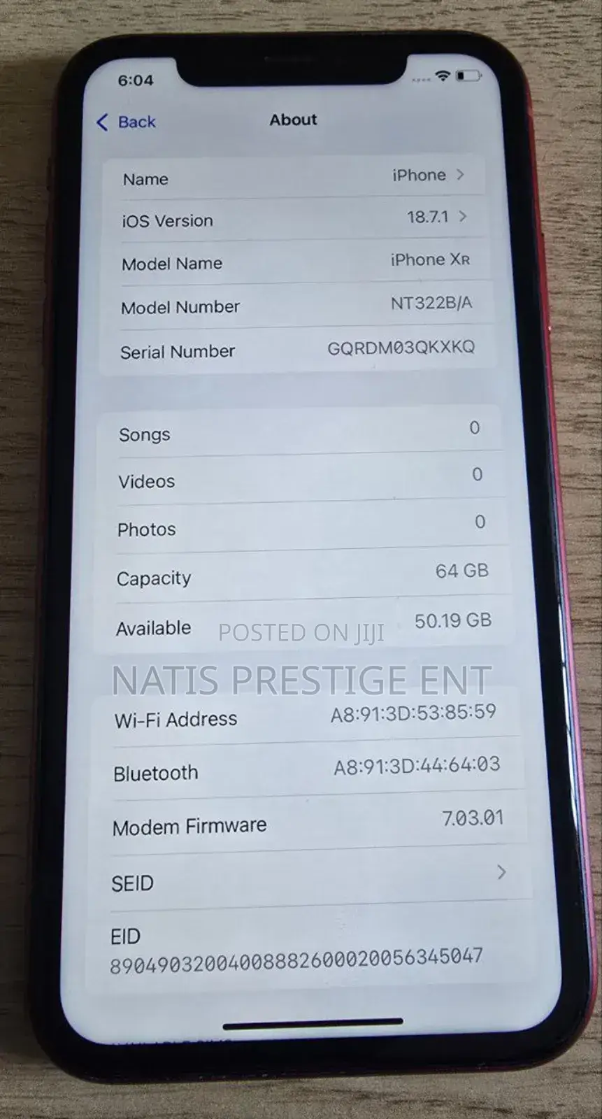 Apple iPhone XR 128 GB Red