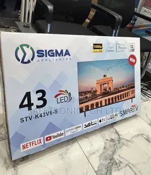 Best Quality 43 Inch Full Hd Smart Sigma Led Display (Sig-K43v6-S) Tv
