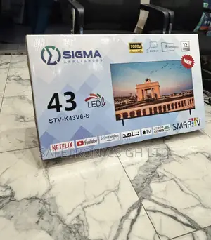 New Authentic Sig-K43v6-S 43 Inch Led Fed Smart Sigma Tv