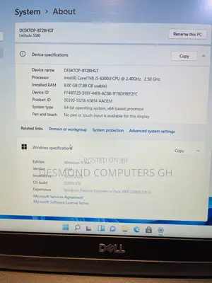 Laptop Dell Latitude 5580 8GB Intel Core i5 SSD 256GB