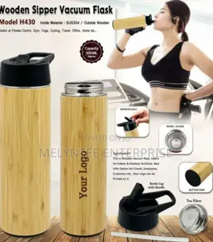 Printable Bamboo Flask for Souvenirs