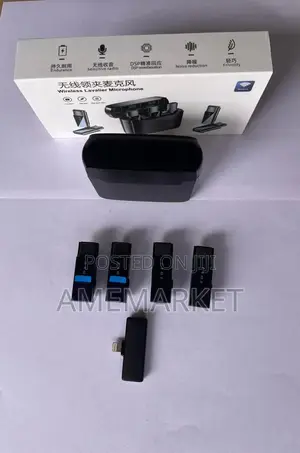 4 In 1 Wireless Lavalier Microphone For iPhone/iPad