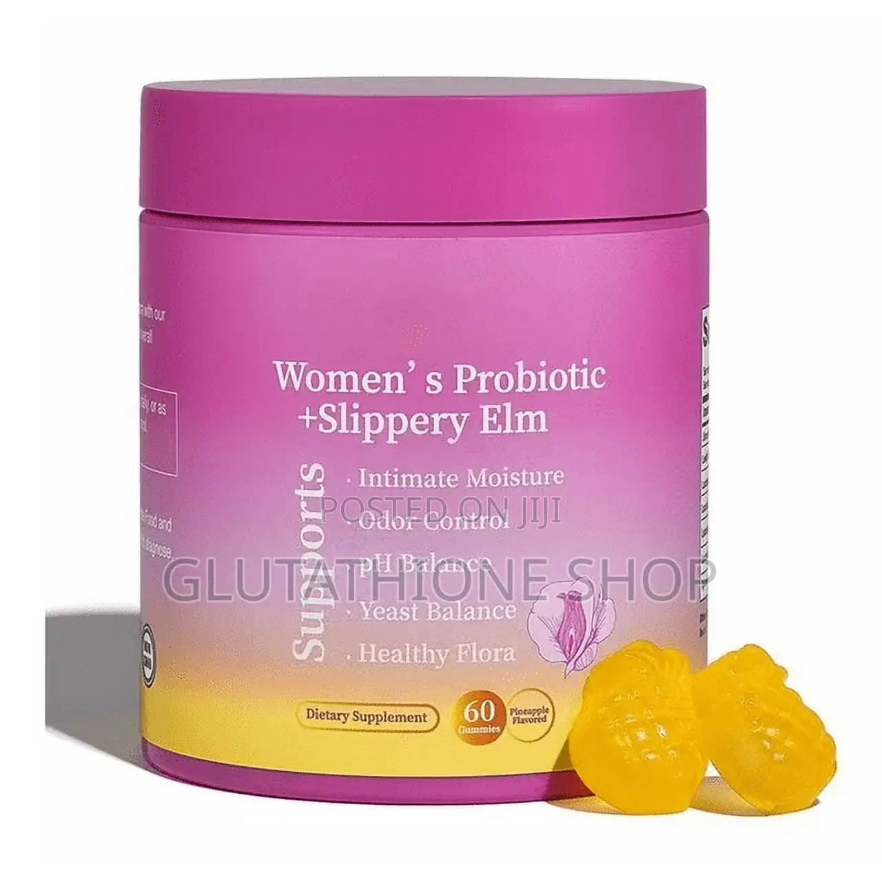 Feminine Probiotics Gummies With Slippery Elm For Women