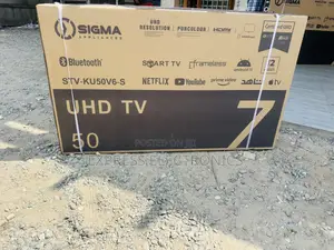 Newly Sealed in Box Sig-Ku50v6-S Uhd Smart Android Tv 