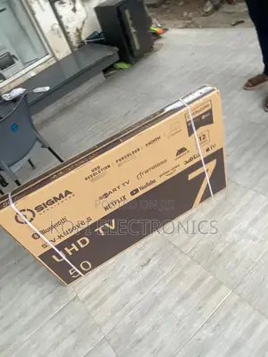Sigma 50-Inch Frameless Uhd Smart Television With Netflix Youtube