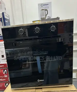 Choose Sigma in-Built Oven Sig-Bio-65m80-11 Black Glass Electric
