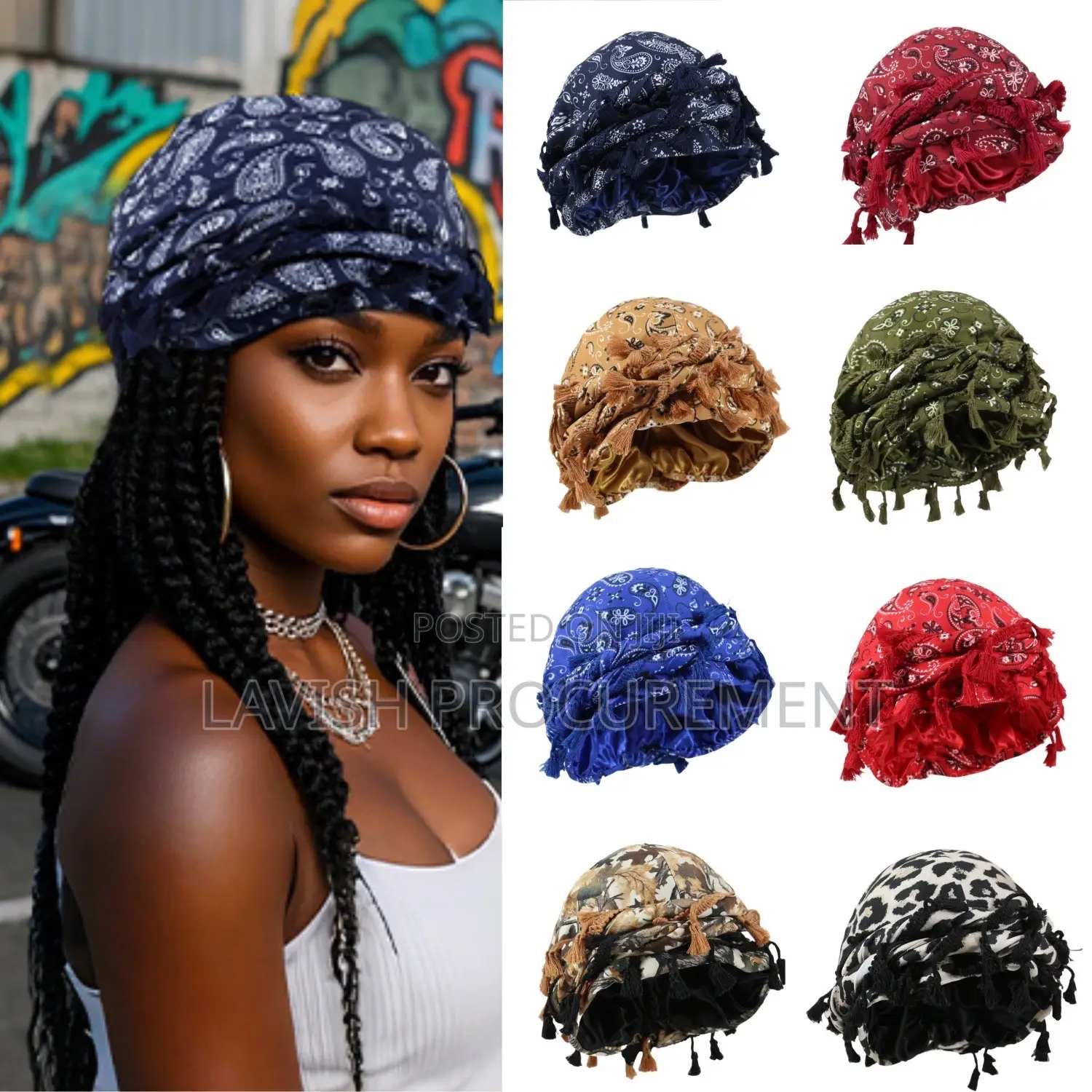 Original Satin Inner Head Turban