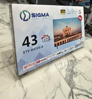 New Design Android Sigma 43 Inch Smart Led Full Hd Sig-K43v6-S Tv