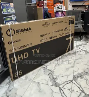 Just Order 65 Inch Smart Led Uhd Android Sigma Sig-Ku65v6-S Tv