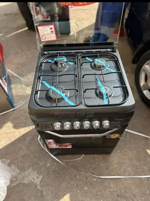 Durable Ferre 60x60 Full Gas Cooker, 4 Burners Stainless Steel