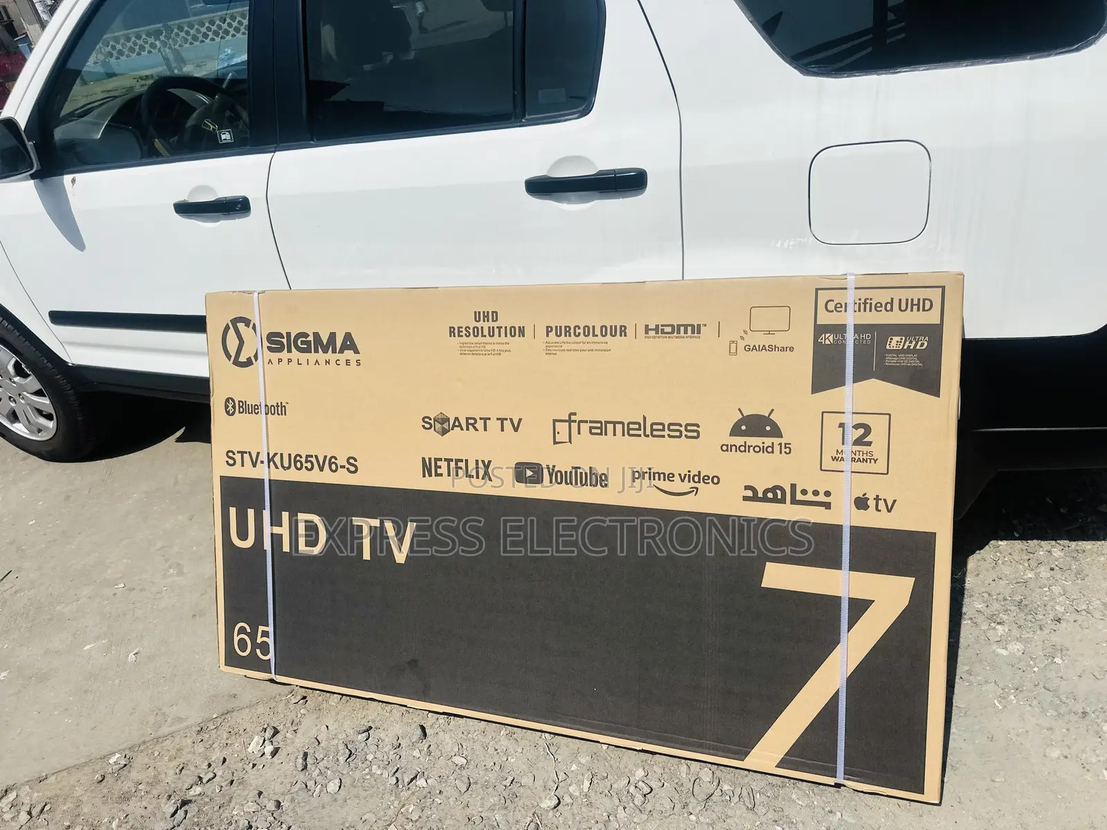 Call and Order for Sig-Ku65v6-S. Sigma Television Smart Android 15