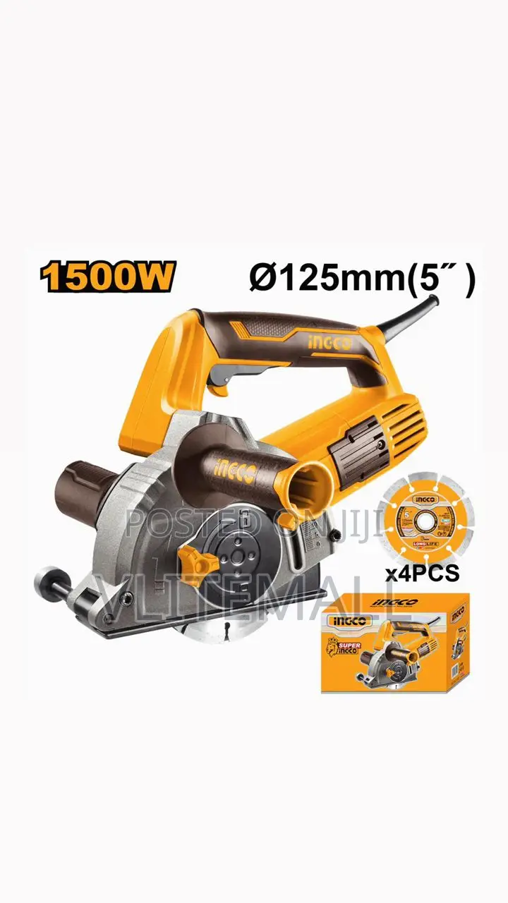 Concrete Wall Chaser Saw 125mm 1500w