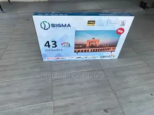 Sigma 43” Smart Led Screen Modern Design Meets Brilliant Quality