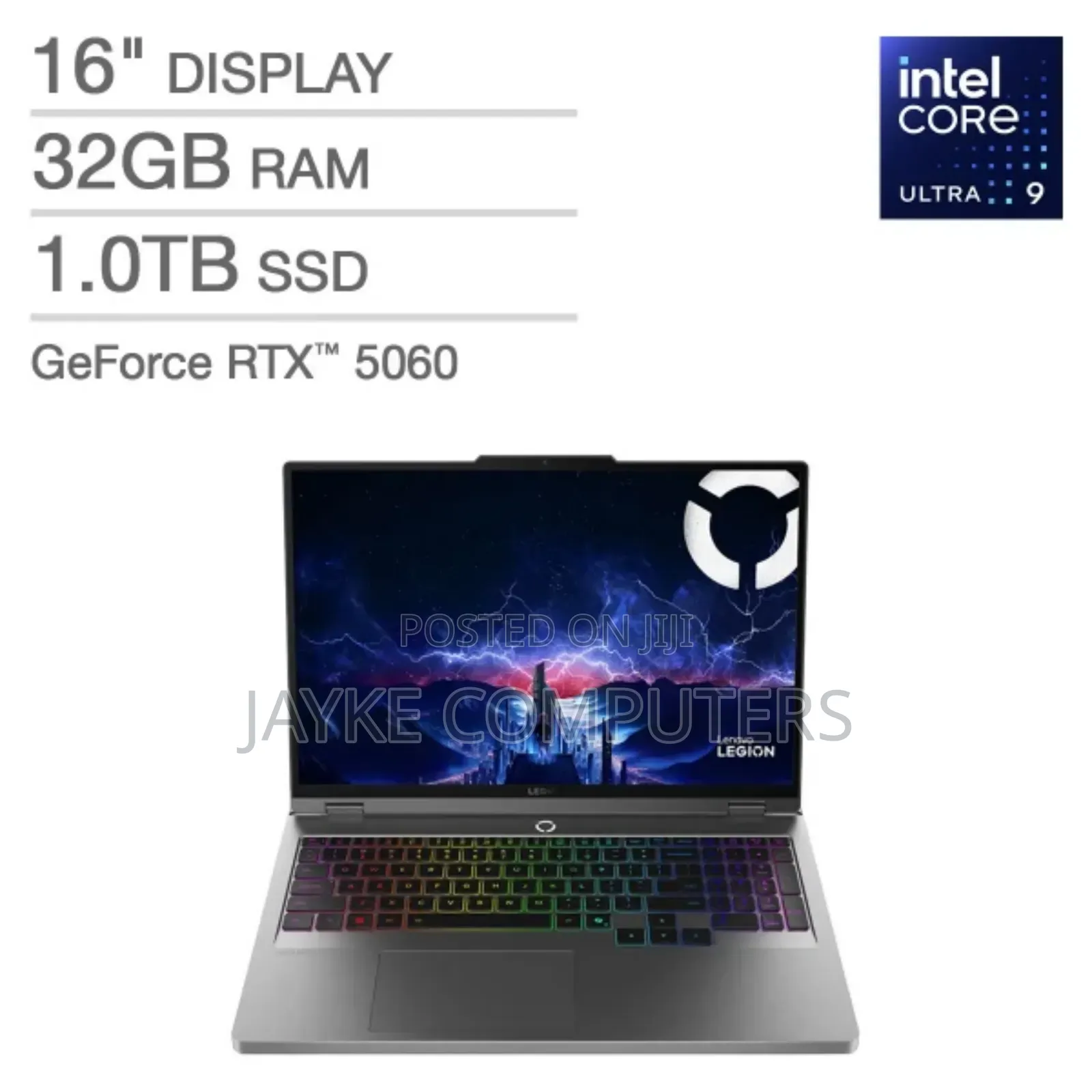 New Laptop Lenovo Legion 5 32GB Intel Core Ultra 9 SSD 1T
