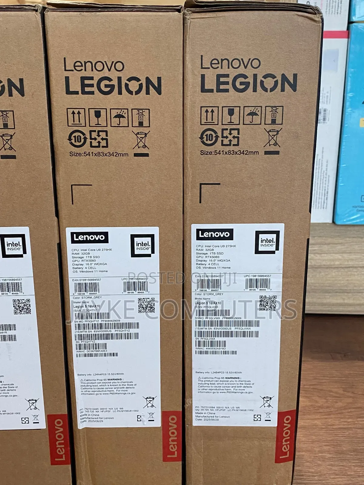 New Laptop Lenovo Legion 5 32GB Intel Core Ultra 9 SSD 1T