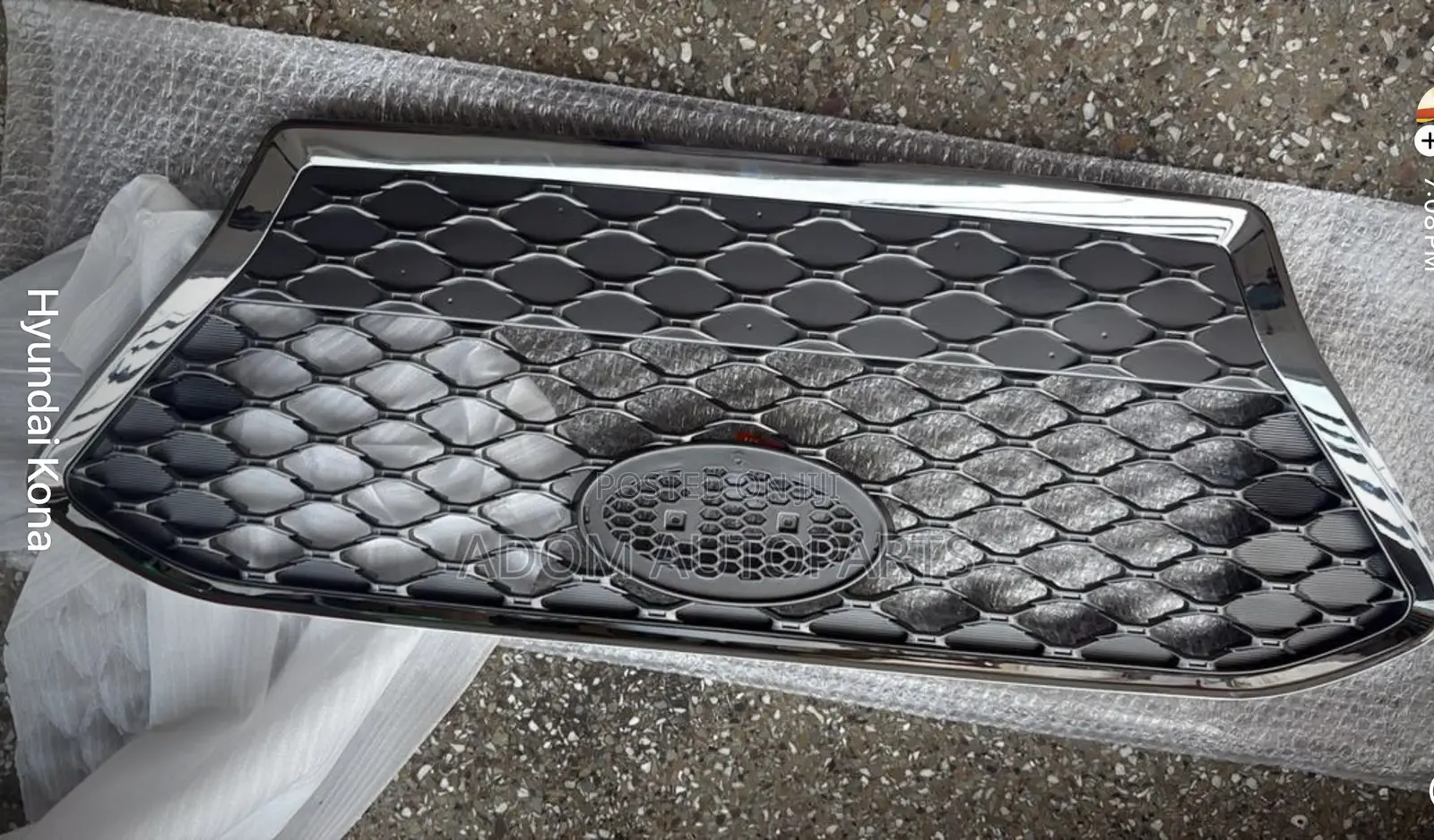 Hyundai Kona Bumper Grill Shell 2017 2018 2019 2020