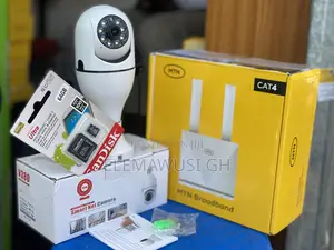 V380pro PTZ Bulb CCTV Camera $ Router Combo Plus Free 64gig Sd Card