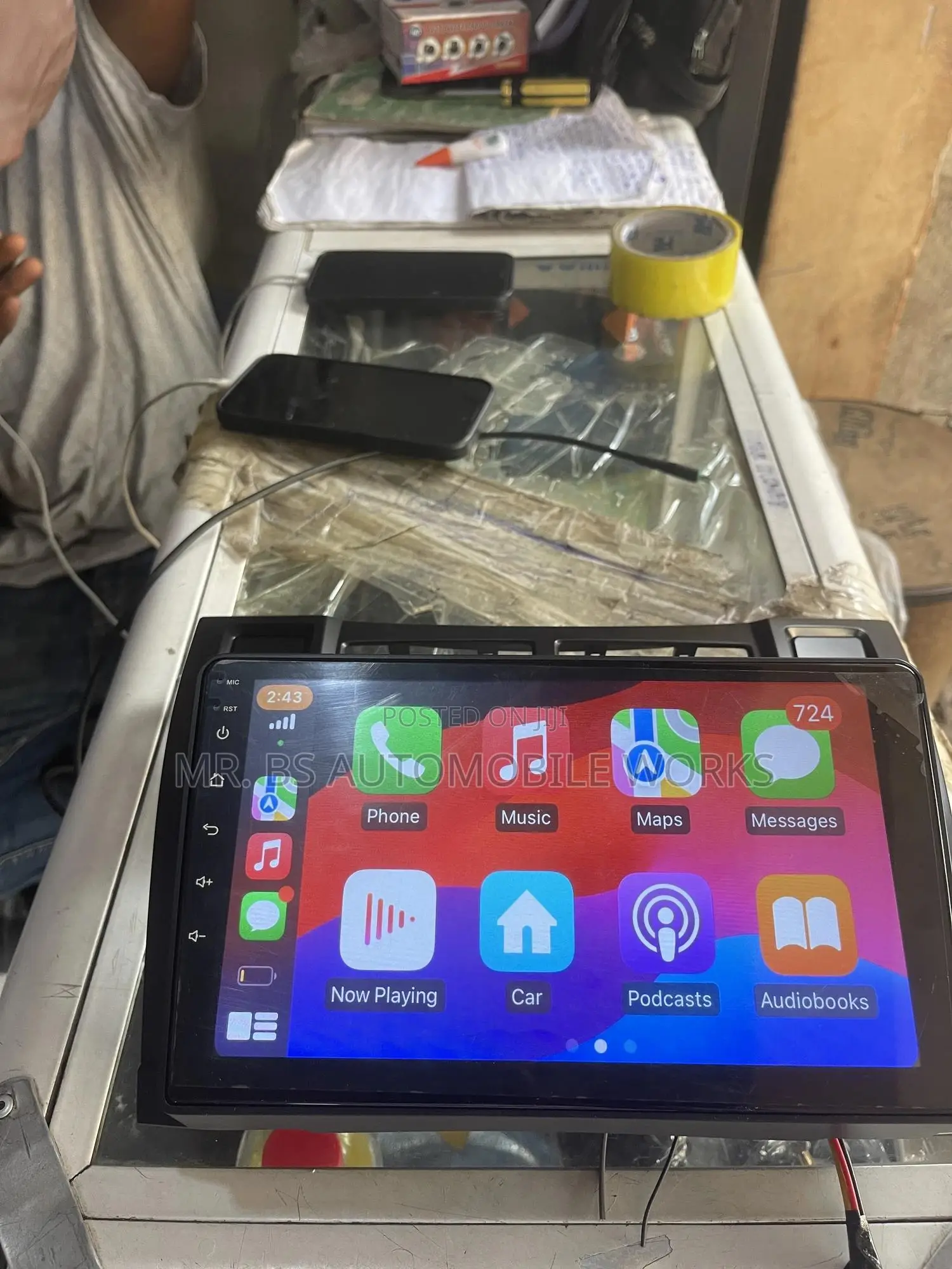 Apple Carplay & Android Auto Dvd Tape